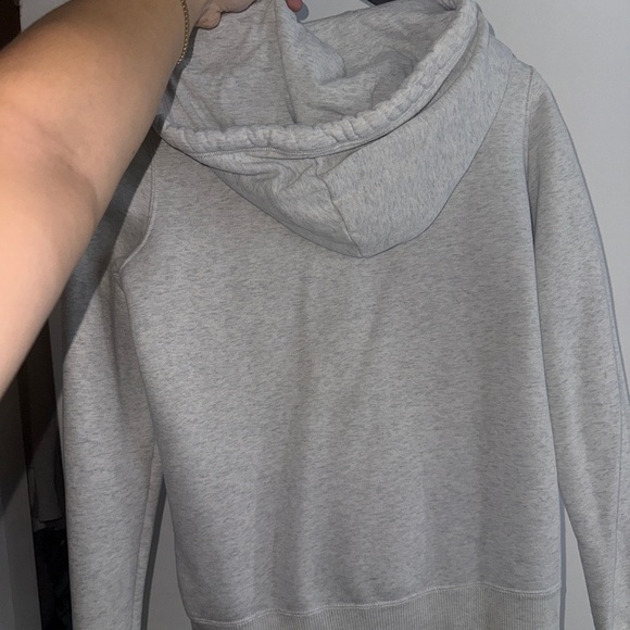 Hollister Light Gray Full Zip Hoodie - Picture 3 of 3